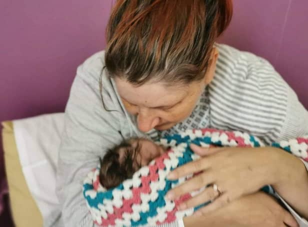 <p>Wynter Sophia Andrews died in the arms of her parents, Sarah and Gary Andrews, on September 15 2019 due to a lack of oxygen to the brain, shortly after an emergency Caesarean section. Credit: Scala Solicitors</p>