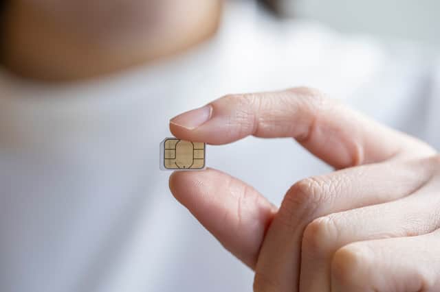 Fraudsters can get hold of your phone number by sim-swapping (image: Adobe)