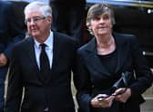 Mark Drakeford, First Minister of Wales and his wife, Clare Drakeford. Picture: Matthew Horwood/Getty Images