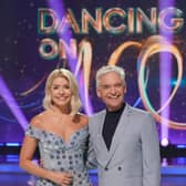 Holly Willoughby and Phillip Schofield during a photo call for Dancing On Ice 2023 at the ITV Studios, Bovingdon Airfield, in Hemel Hempstead. Credit: PA