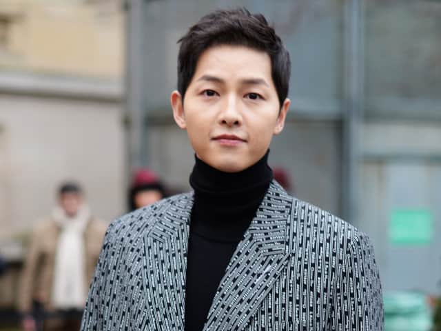 Song Joong Ki revealed the news in a post on his official fan cafe website (Photo: Getty Images for Dior Homme)