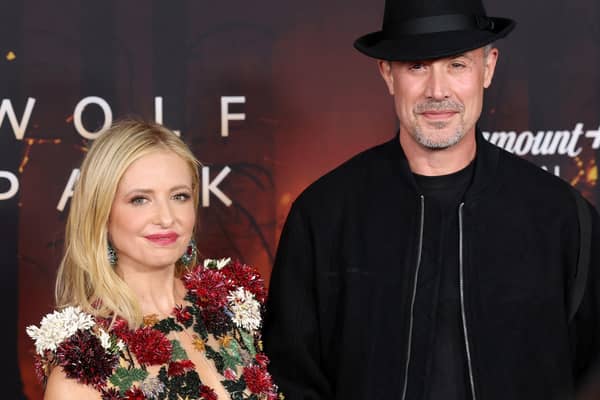 Sarah Michelle Gellar and Freddie Prinze Jr. attend the Los Angeles Premiere of Paramount+’s  “Wolf Pack” (Photo: Getty Images)