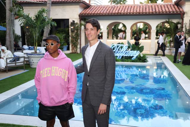 Pharrell has previously worked for big companies inlcuding Tiffany & Co (Pic:Getty)