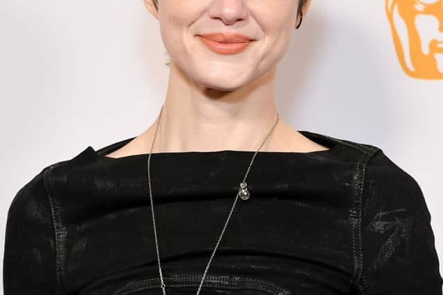 Andrea Riseborough attends The BAFTA Tea Party at Four Seasons Hotel Los Angeles at Beverly Hills on January 14, 2023 in Los Angeles, California. (Photo by Jon Kopaloff/Getty Images)