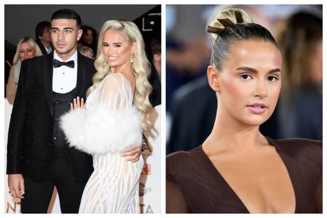 Molly-Mae and Tommy Fury have named their newborn daughter Bambi and the latest celebrity couple to name their baby after a Disney character. Photos by Getty