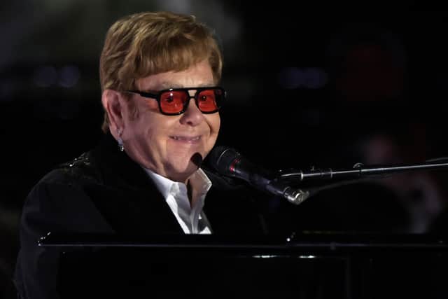 Singer Elton John.