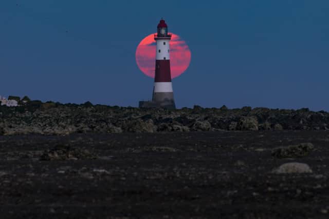‘Beachy Head moonrise’ by Andrew Parker which claimed the runner-up prize in the South Downs Dark Skyscapes category. 