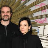 David Harbour and Lily Allen (Photo by Dia Dipasupil/Getty Images)