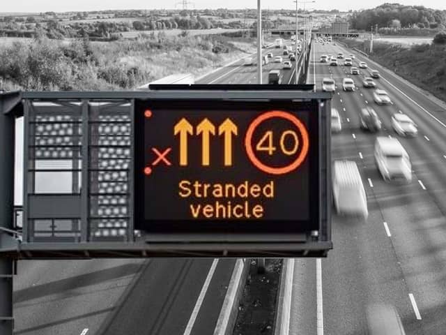 Motorways: up to one in 10 drivers risking £100 fine by ignoring closed warning signs