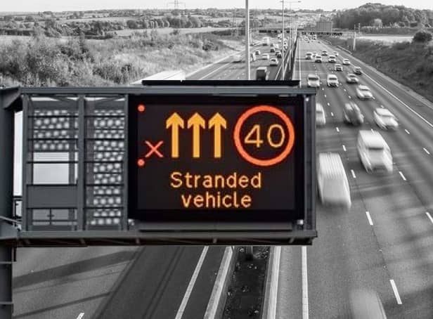 Motorways: up to one in 10 drivers risking £100 fine by ignoring closed warning signs