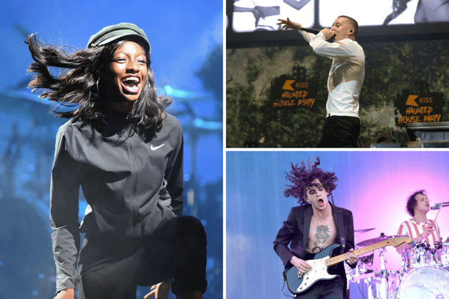 Aitch, Little Simz and The 1975 will headline Parklife Festival 2023. (Credit: Getty Images)
