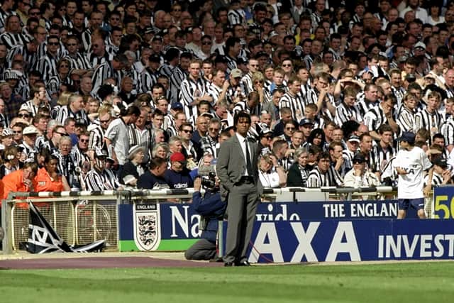 Newcastle last reached the FA Cup final in 1999 when they were managed by Ruud Gullit. (Getty Images)