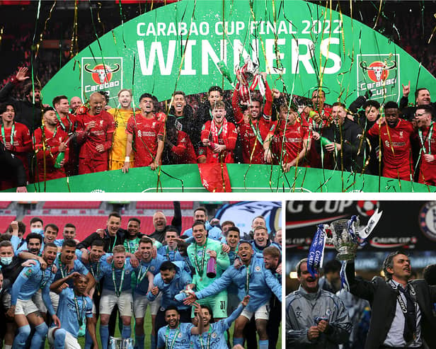 The Carabao Cup has been lifted by some of the greatest players in English football. (Graphic by Kim Mogg)
