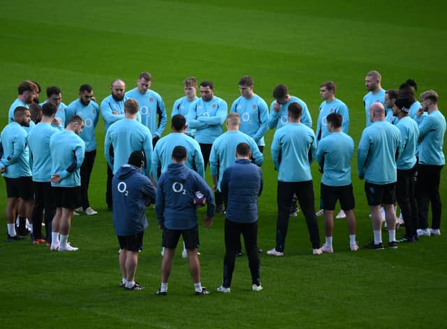 England training ahead of the Six Nations. (Getty Images)