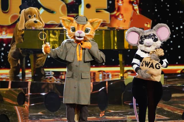 Cat & Mouse on The Masked Singer (Photo: ITV)