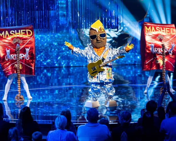 Jacket Potato on ITV’s The Masked Singer (Photo: ITV)