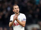 Harry Kane of Tottenham Hotspur acknowledges the fans following the Emirates FA Cup Third Round match between Tottenham Hotspur and Portsmouth