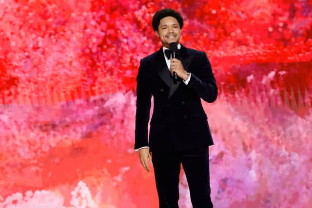 Trevor Noah is the latest host to mock Prince Harry's 'frost-bitten' penis. (Photo by Kevin Winter/Getty Images for The Recording Academy)
