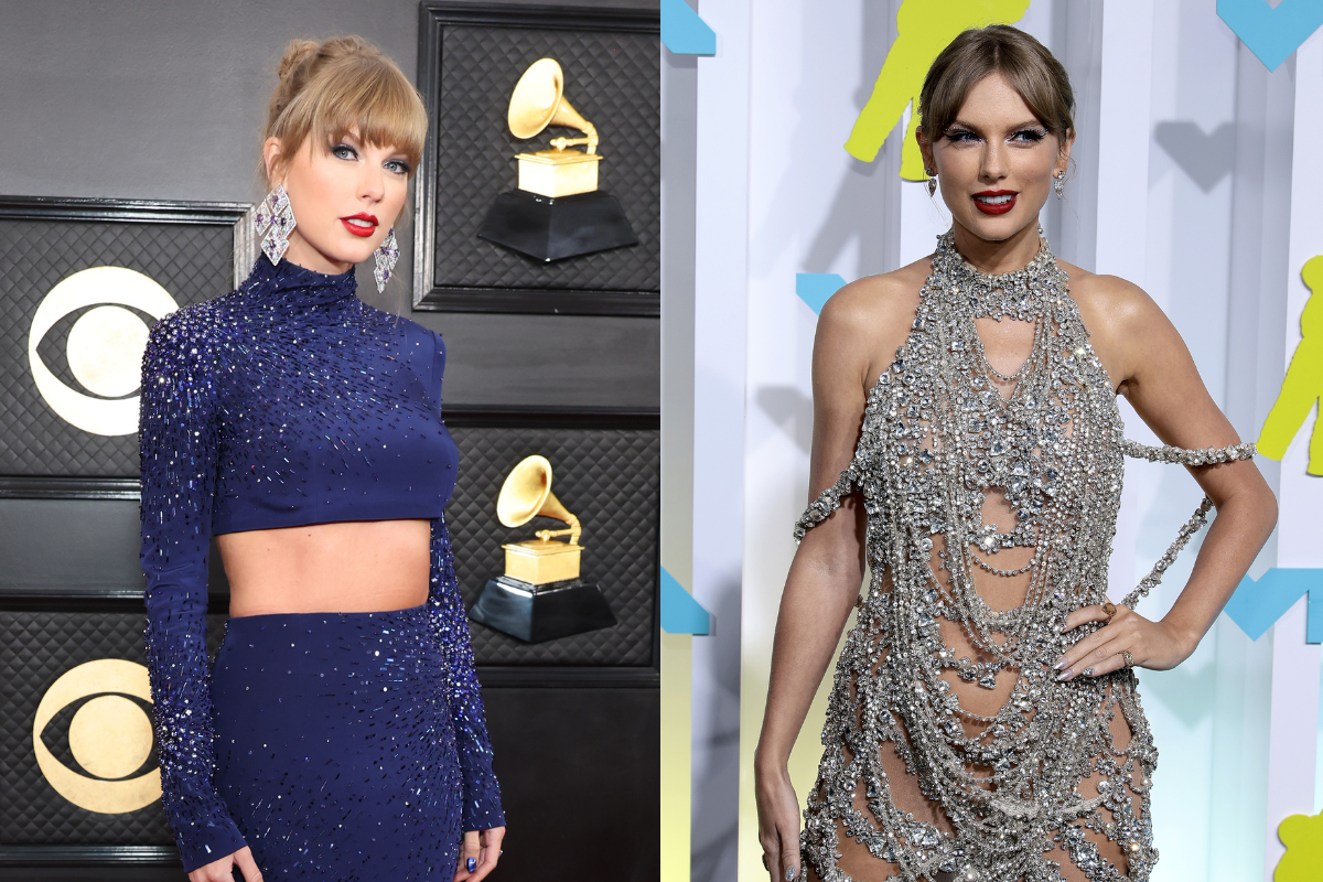 Taylor Swift Gives a Nod to 'Midnights' With Her Stunning 2023 Grammy's Look