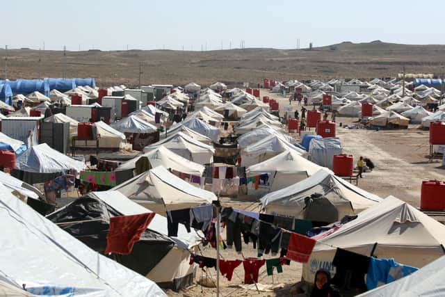 The Al-Hawl refugee camp, where Shamima Begum was discovered in 2019