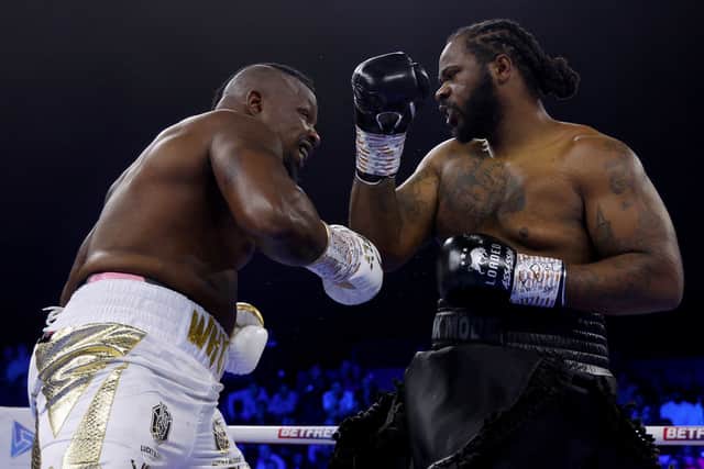 Jermaine Franklin fought Dillian Whyte in his last fight. (Getty Images)