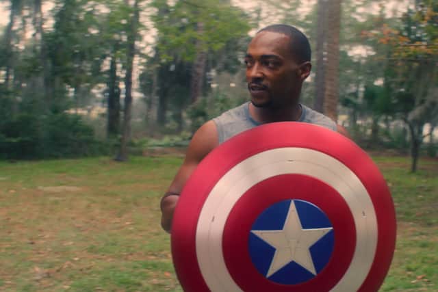 Anthony Mackie stars as Sam Wilson in Captain America: New World Order