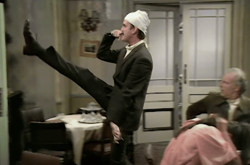 A still from Fawlty Towers episode ‘The Germans’ which was removed from several streaming platforms in 2020 