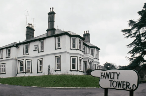 Exterior shots for Fawlty Towers were filmed in Buckinghamshire