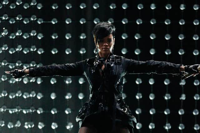 Rihanna performing at the NFL Pepsi Smash Super Bowl Concert in 2009 (Photo: Kevin C. Cox/Getty Images for NFL)