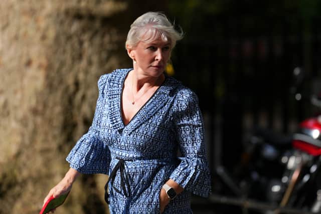 Nadine Dorries arrives at 10 Downing Street on July 6, 2022 in London, England (Photo by Carl Court/Getty Images)