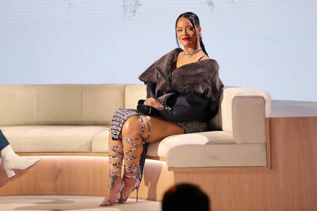 Rihanna is performing in the 2023 Super Bowl half time show. (Getty Images)