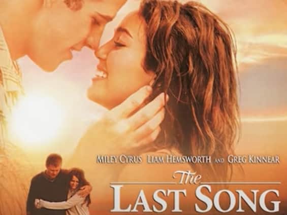 The Last Song starred Miley Cyrus and  Liam Hemsworth (Photo: YouTube)
