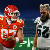 Travis and Jason Kelce will face each other in Super Bowl LVII. Picture Getty Images/ National World graphic’s team