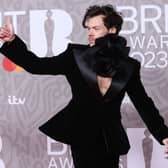 Harry Styles was one of the best dressed at the BRIT Awards 2023. (Photo by ISABEL INFANTES/AFP via Getty Images)