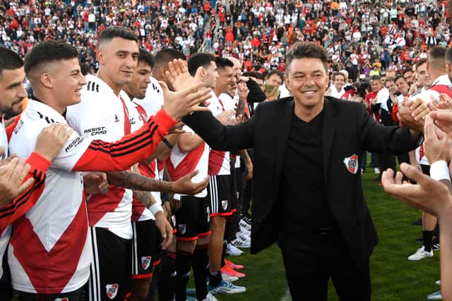 Argentine Marcelo Gallardo has spent the majority of his managerial career with River Plate. (Getty Images)