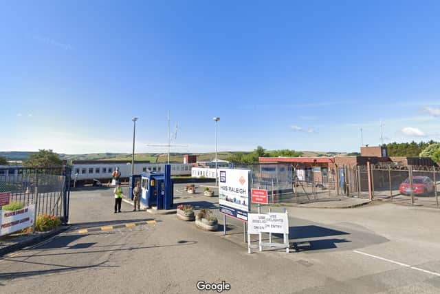 HMS Raleigh shore base. Picture: Google Street View