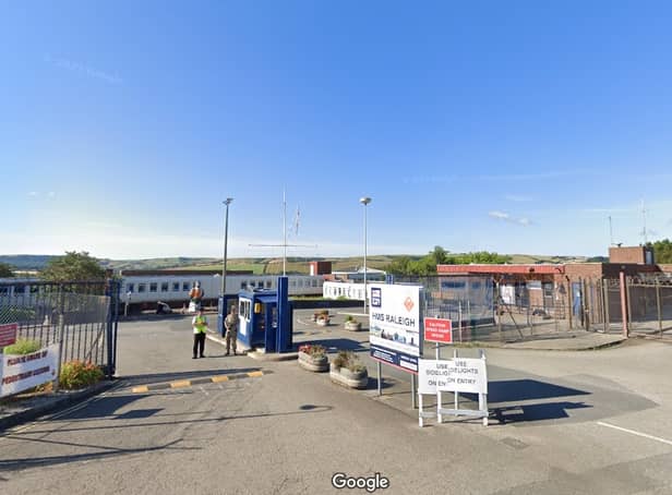 HMS Raleigh shore base. Picture: Google Street View
