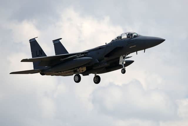 A US fighter jet shot down an “unidentified object” over Lake Huron on Sunday (Photo: Getty Images)