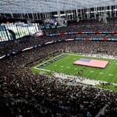 A view inside the Allegiant Stadium during a game between the Baltimore Ravens and the Las Vegas Raiders in September 2021 (Photo: Ethan Miller/Getty Images)