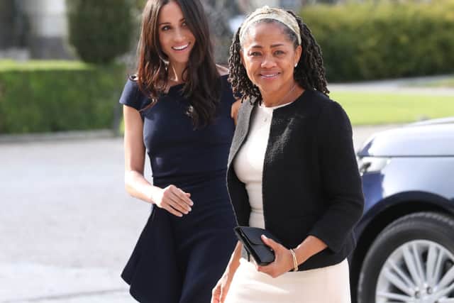 Meghan Markle and her mother Doria Ragland stayed at Cliveden House the night before her wedding to Prince Harry. (Photo by STEVE PARSONS/AFP via Getty Images)