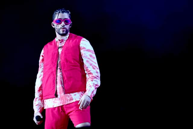Bad Bunny performs onstage during 2022 Made In America at Benjamin Franklin Parkway (Credit: Getty for Roc Nation)