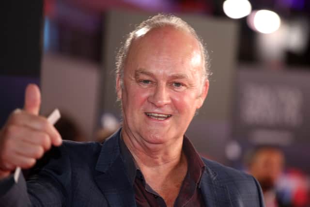 Tim McInnerny attends "The Tragedy Of Macbeth" European Premiere during the 65th BFI London Film Festival at The Royal Festival Hall on October 17, 2021 in London, England.