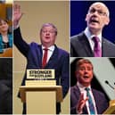 Clockwise from top left: Kate Forbes, Angus Robertson, John Swinney, Keith Brown, and Humza Yousaf (Photos: Getty Images)