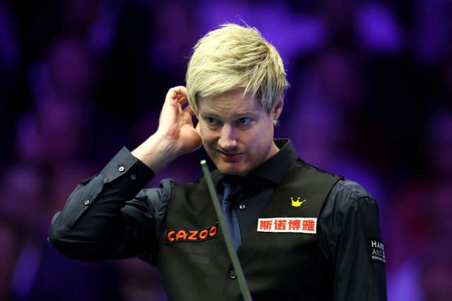 Neil Robertson is out of the Welsh Open