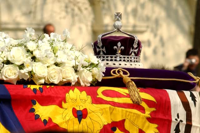 The Queen Mother’s crown bearing the Koh-i-Noor diamond (Getty Images)