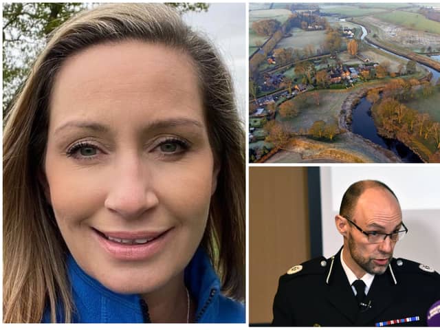Lancashire Police, bottom right, have said Nicola Bulley had “some significant issues with alcohol” which has caused her to be categorised as a high risk missing person. Credit: Getty/PA