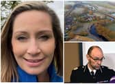 Lancashire Police, bottom right, have said Nicola Bulley had “some significant issues with alcohol” which has caused her to be categorised as a high risk missing person. Credit: Getty/PA