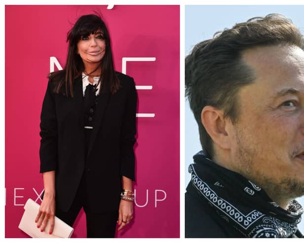 Claudia Winkleman and Elon Musk feature on PeopleWorld's hot and not so hot list. Photographs by Getty