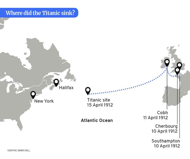 Where did the Titanic sink? (Photo: NationalWorld/Mark Hall)