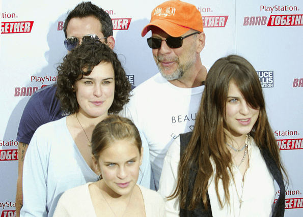 Actor Bruce Willis has five daughters from two marriages. (Photo by Frederick M. Brown/Getty Images)